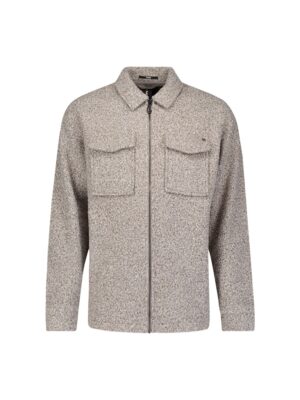 NO EXCESS - 29510818SN - Overshirt Zipper Wool look