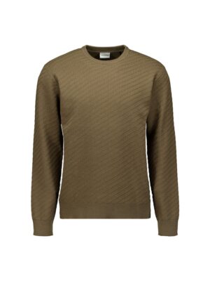 NO EXCESS - 29230916 - Pullover Crewneck Jacquard Solid