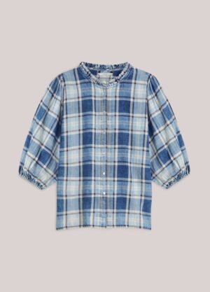 Summum - 2s3405-12181 - Blouse Indigo check