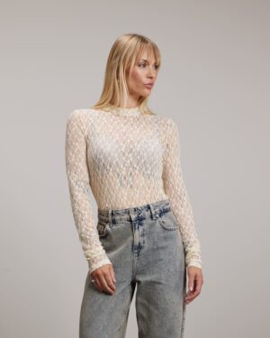 Pink Noir - PN22243293 - Jamilla Long-Sleeve T-shirt