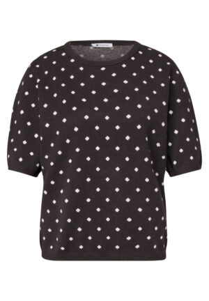 Street One - A303997 - short sleeve sweater with dots