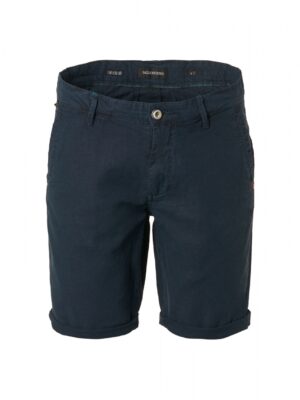 NO EXCESS - 198190307 - Short With Linen Garment Dyed Chino