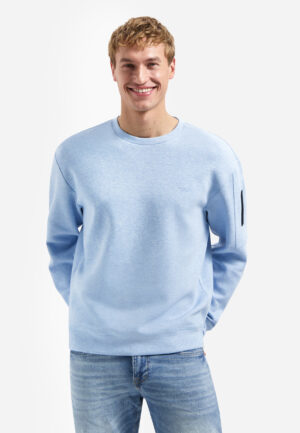 NO EXCESS - 31100114 - Sweater Crewneck Bonded Melange