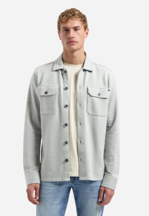 NO EXCESS - 31580144 - Overshirt Jersey Twill