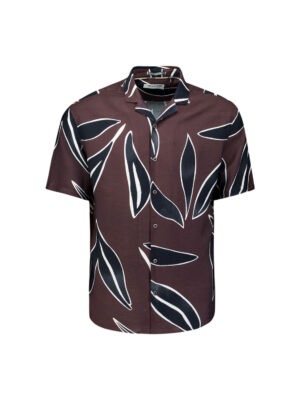 NO EXCESS - 32460448 - Shirt Short Sleeve Allover Printed