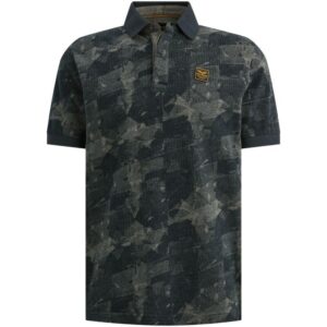 Just Brands - PPSS2604851 - Short sleeve polo printed two tone