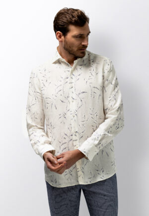 State of Art - 21416716 - Shirt LS Print Linen
