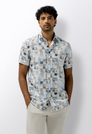 State of Art - 26416233 - Shirt SS Print Struc