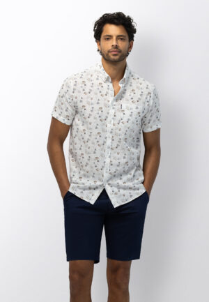 State of Art - 26416911 - Shirt SS Print Slub