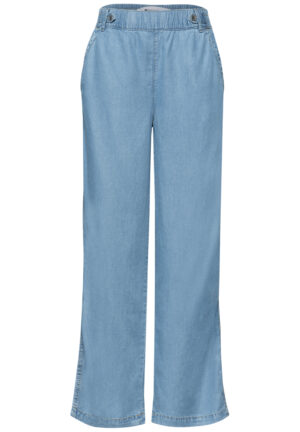 Street One - A379817 - Washed Wide Leg HW Flap Detail