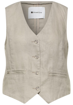 Street One - A220304 - SOL_Short Vest Buttons