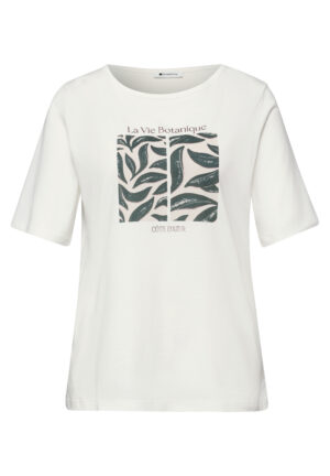 Street One - A325311 - leaf artwork shirt