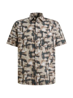 Just Brands - VSIS2604268 - Short Sleeve Shirt Print on slub c